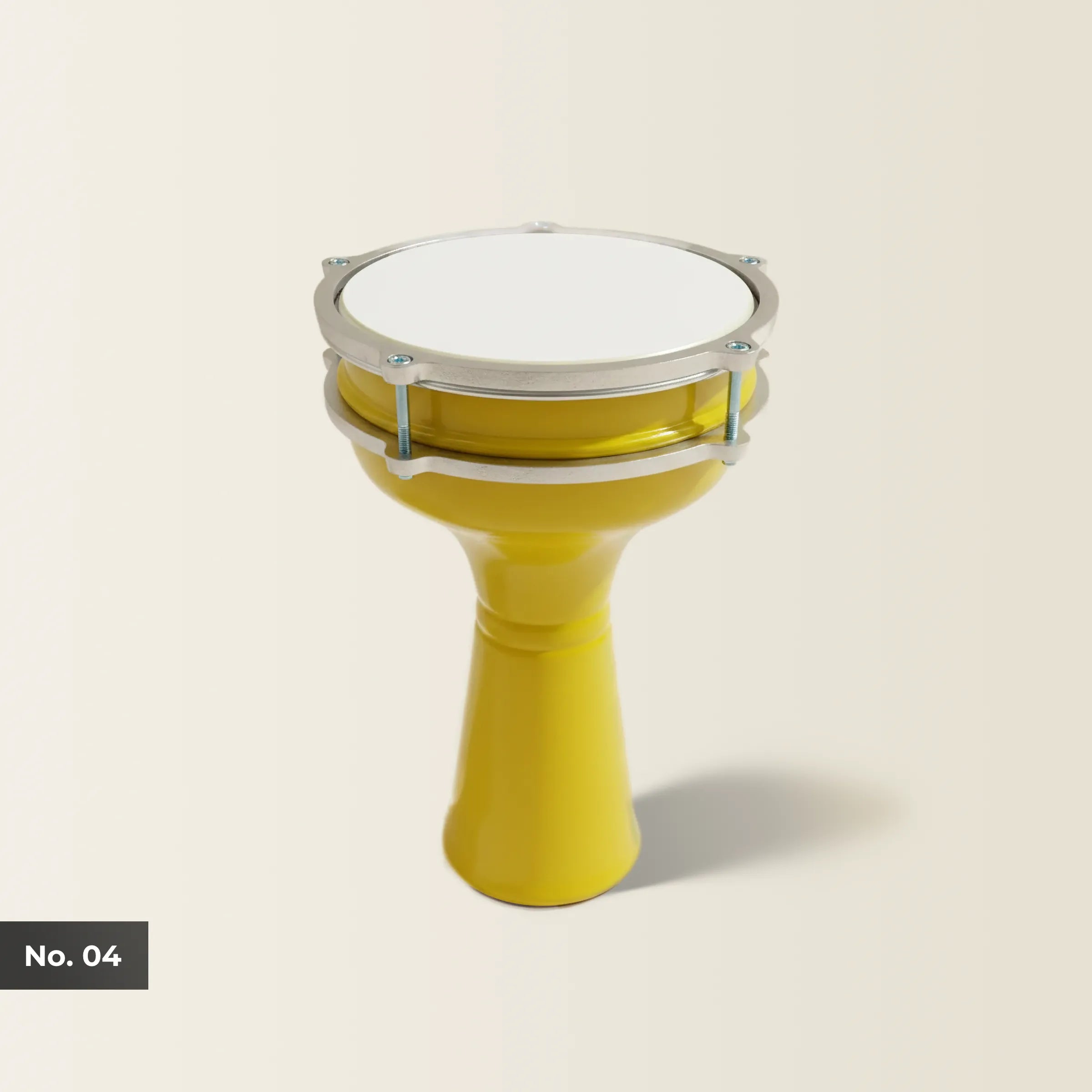 Citrine Beat | Yellow Turkish Style Kids & Adults Darbuka (Size No. 4)
