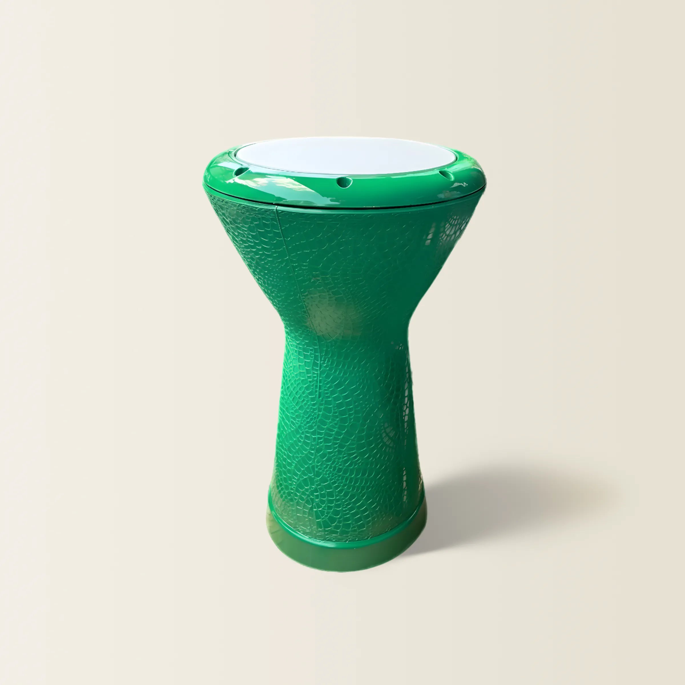 Forest Echo | Professional Green Fiberglass Egyptian Darbuka
