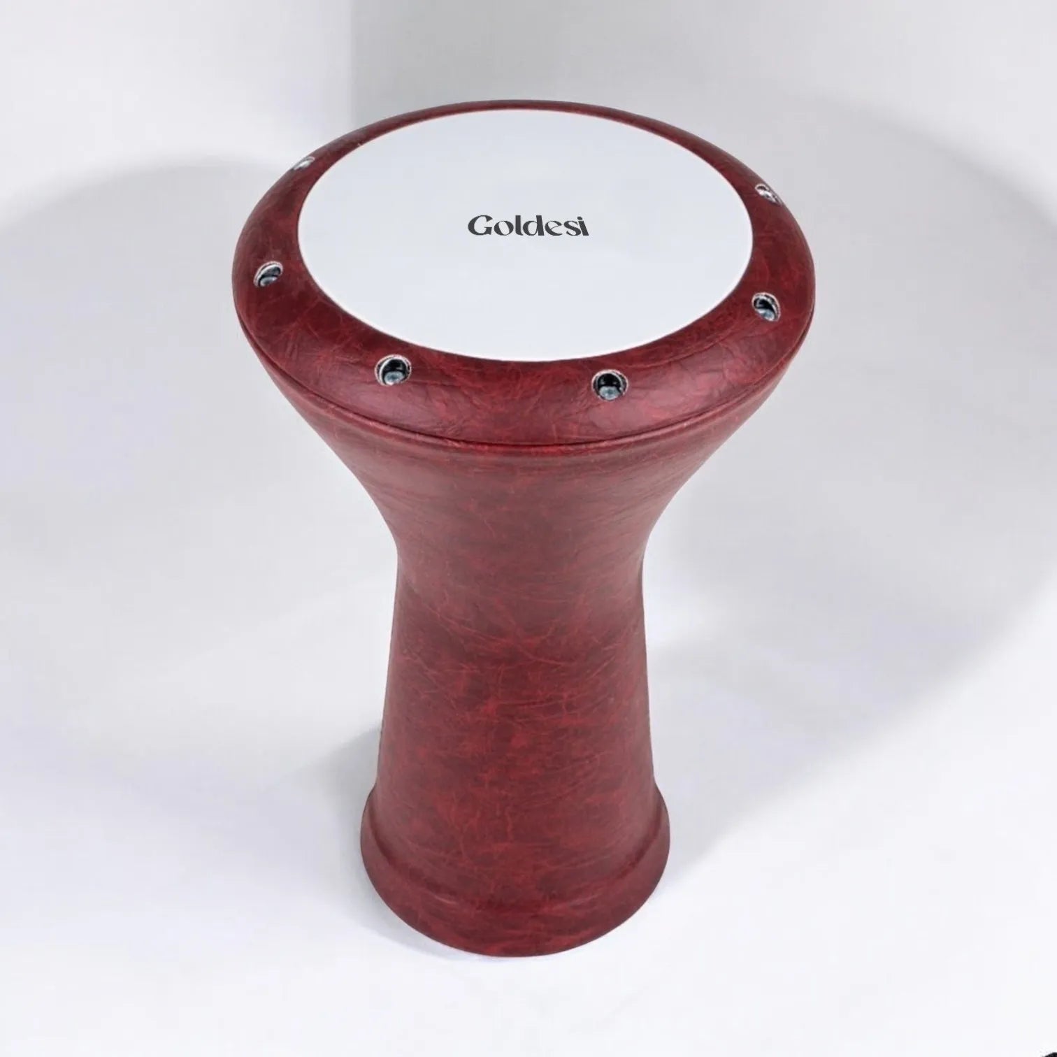 Goldesi Darbuka Goblet Drum – Burgundy, Vinlex Finish