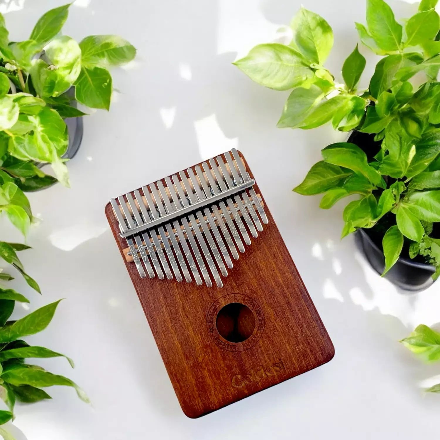 Goldesi Handcrafted 17 Key Kalimba Thumb Piano