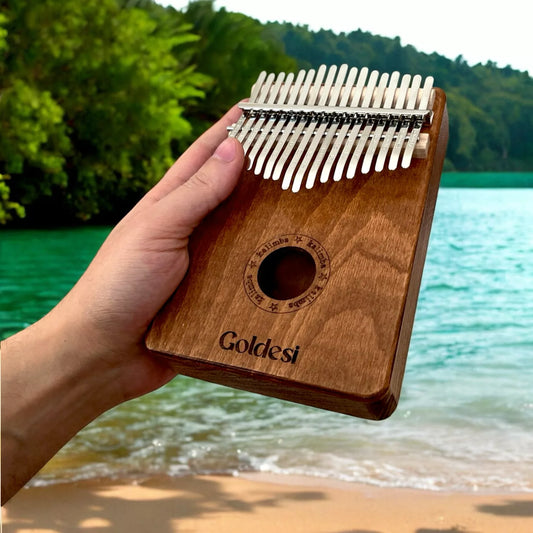 Goldesi Handcrafted 17 Key Kalimba Thumb Piano