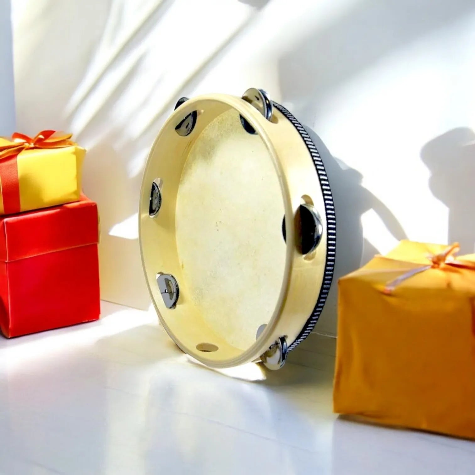 Goldesi Natural Tambourine – Add Rhythm to Your Life