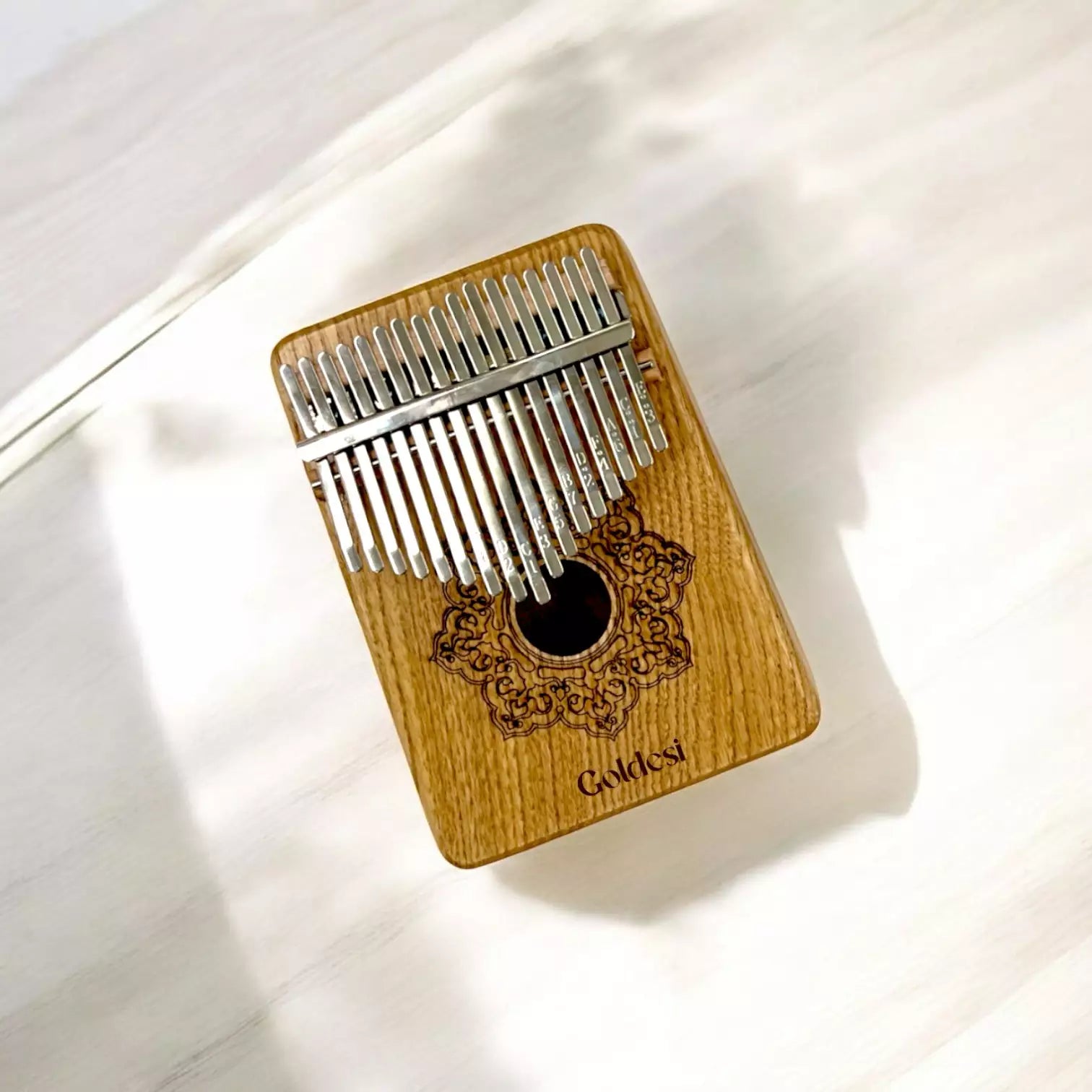 Goldesi Handcrafted 17 Key Kalimba Thumb Piano