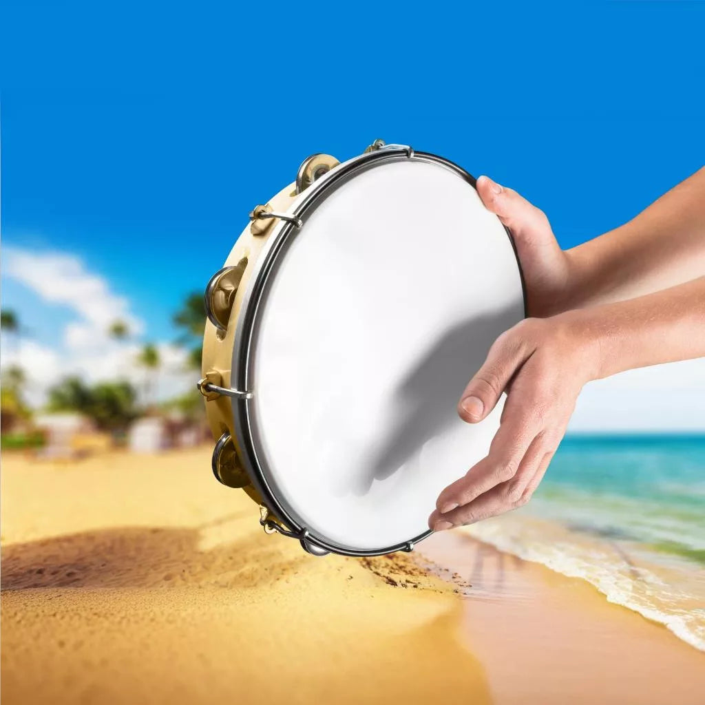 Goldesi Natural Tambourine – Add Rhythm to Your Life