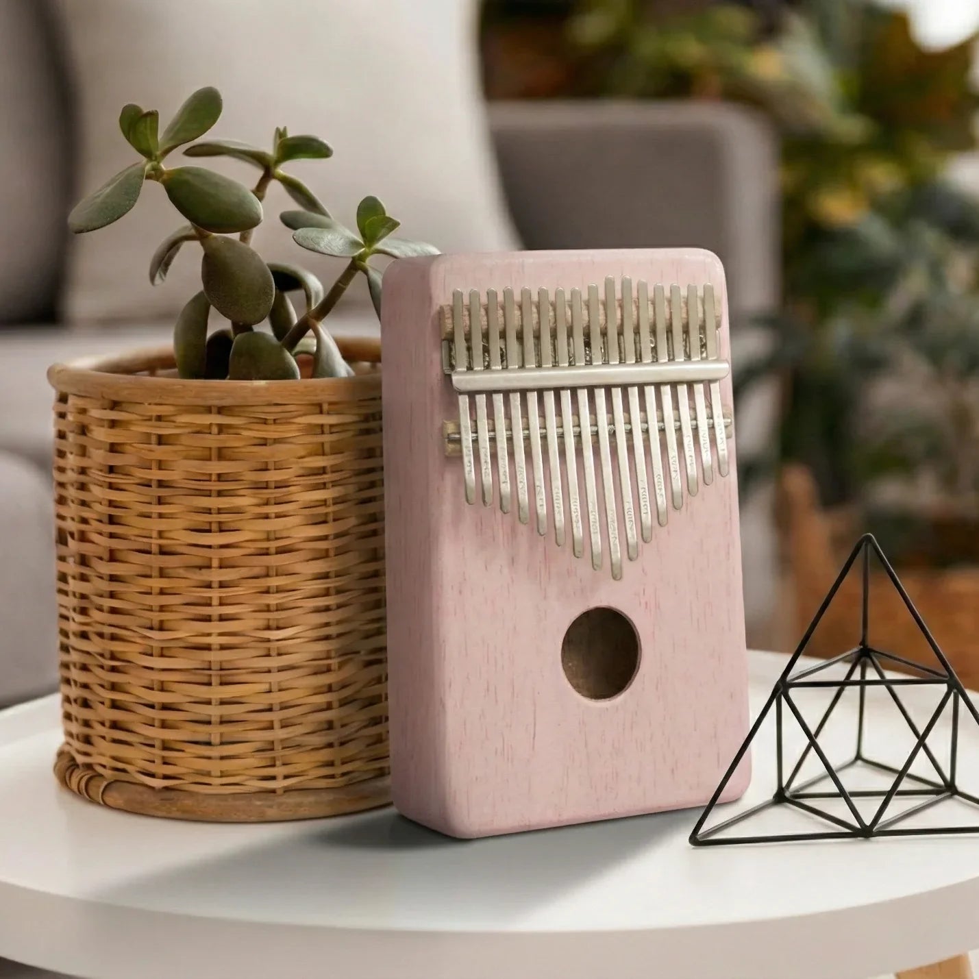 Blush Melody | Baby Pink Kalimba |Full Gift Set (17-Key)