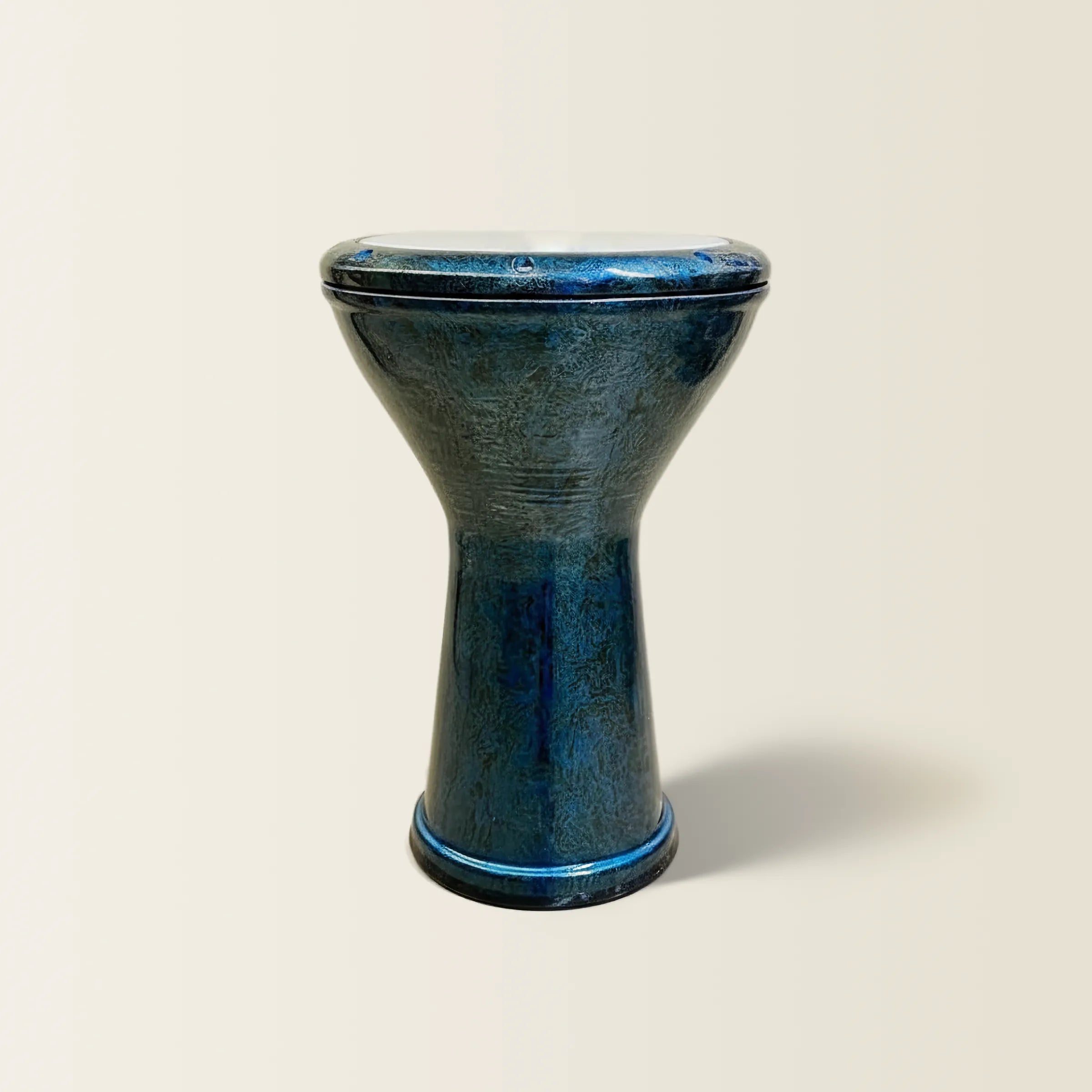 Ocean Speckle | Mottled Blue Ceramic Egyptian Doumbek Drum